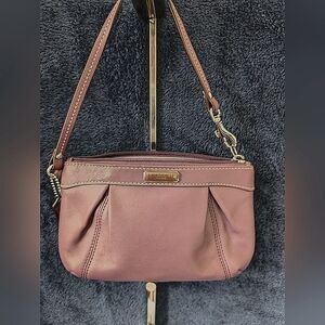 Coach Purple Wristlet- 7.5x5"- EUC